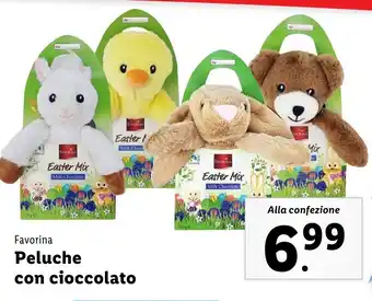 Lidl Favorina Peluche con cioccolato offerta