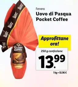 Lidl Ferrero Uovo di Pasqua Pocket Coffee offerta