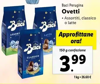 Lidl Baci Perugina Ovetti offerta