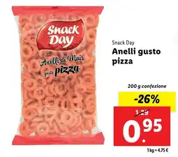 Lidl Snack Day Anelli gusto pizza offerta