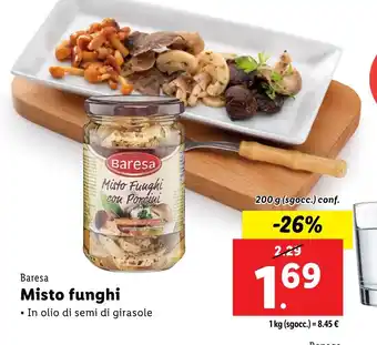 Lidl Baresa Misto Funghi offerta