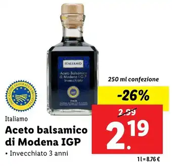 Lidl Italiamo Aceto Balsamico di Modena I.G.P. offerta