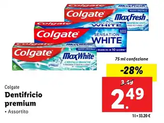 Lidl Colgate Dentifricio premium offerta