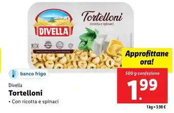 Lidl Divella Tortelloni offerta