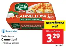 Lidl Viva La Mamma Cannelloni offerta