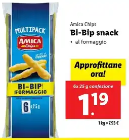 Lidl Amica Chips Bi-Bip snack offerta