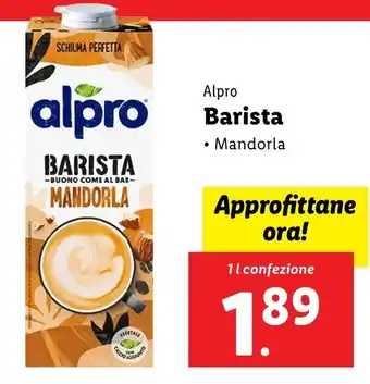 Lidl Alpro Barista offerta