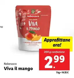 Lidl Noberasco Viva il mango offerta