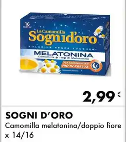 Iper Tosano SOGNI D'ORO Camomilla melatonina/doppio fiore offerta