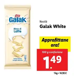 Lidl Nestlè Galak White offerta