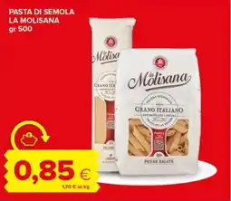 Tigre Pasta di semola LA MOLISANA offerta