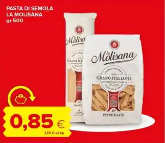 Tigre Pasta di semola LA MOLISANA offerta