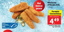 Lidl Merluzzo d'Alaska XXL offerta