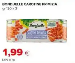 Tigre Bonduelle carotine primizia offerta