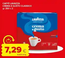 Tigre Caffè lavazza crema e gusto classico offerta