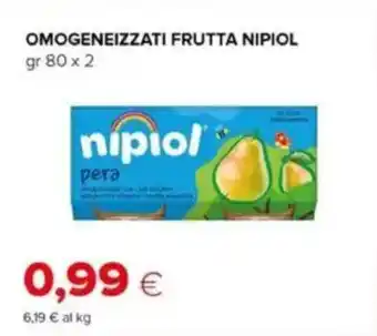 Tigre Omogeneizzati frutta NIPIOL offerta