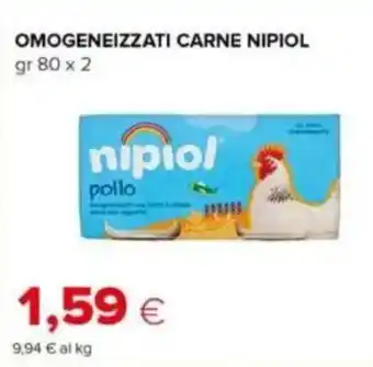 Tigre Omogeneizzati carne NIPIOL offerta