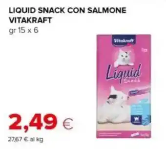 Tigre Liquid snack con salmone VITAKRAFT offerta