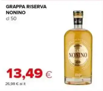 Tigre Grappa riserva NONINO offerta