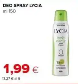 Tigre Deo spray LYCIA offerta