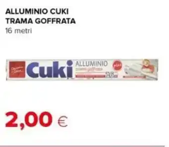 Tigre Alluminio cuki trama goffrata offerta