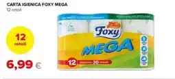 Tigre Carta igienica FOXY MEGA offerta