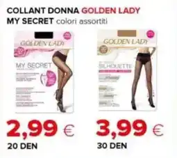 Tigre Collant donna golden lady my secret offerta