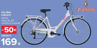 Carrefour City Bike Legnano offerta