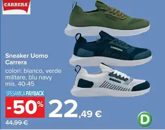 Carrefour Sneaker Uomo Carrera offerta