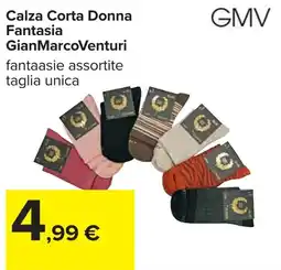 Carrefour Calza Corta Donna Fantasia Gian MarcoVenturi offerta