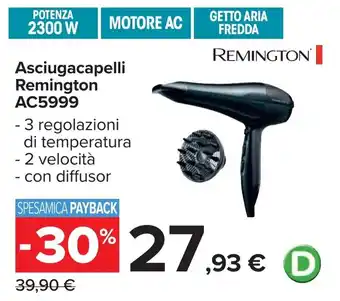 Carrefour Asciugacapelli Remington AC5999 offerta