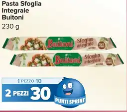 Carrefour Pasta Sfoglia Integrale Buitoni offerta