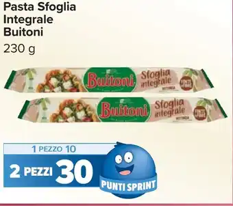 Carrefour Pasta Sfoglia Integrale Buitoni offerta