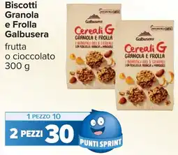 Carrefour Biscotti Granola e Frolla Galbusera offerta