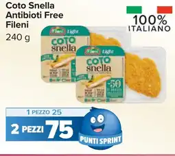 Carrefour Coto Snella Antibioti Free Fileni offerta