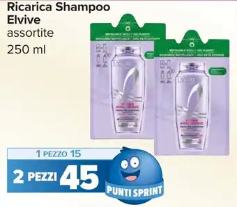 Carrefour Ricarica Shampoo Elvive offerta