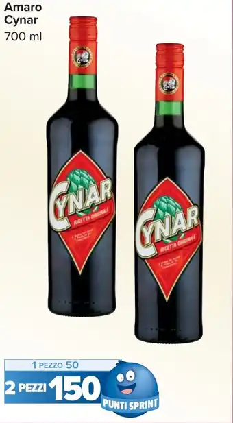 Carrefour Amaro Cynar offerta