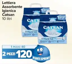 Carrefour Lettiera Assorbente Igienica Catsan offerta