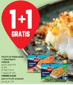 Pam Filetti di merluzzo "i gratinati" FINDUS offerta