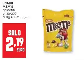 Pam Snack M&M'S offerta