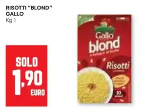 Pam Risotti "blond" GALLO offerta