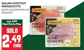 Pam Salumi affettati PARMACOTTO offerta