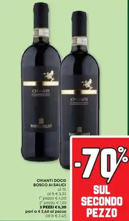 Pam Chianti docg BOSCO AI SALICI offerta