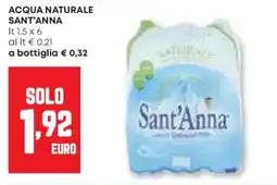 Pam Acqua naturale SANT'ANNA offerta