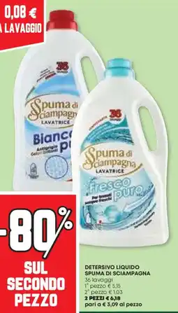 Pam Detersivo liquido SPUMA DI SCIAMPAGNA offerta