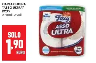 Pam Carta cucina "asso ultra" FOXY offerta