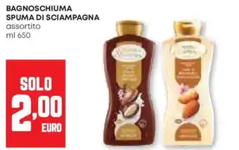 Pam Bagnoschiuma SPUMA DI SCIAMPAGNA offerta