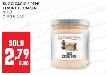 Pam Sugo cacio e pepe TESORI DELL'ARCA offerta