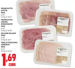 Pam Prosciutto cotto PAM offerta