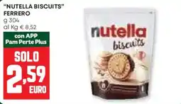 Pam "Nutella biscuits" FERRERO offerta